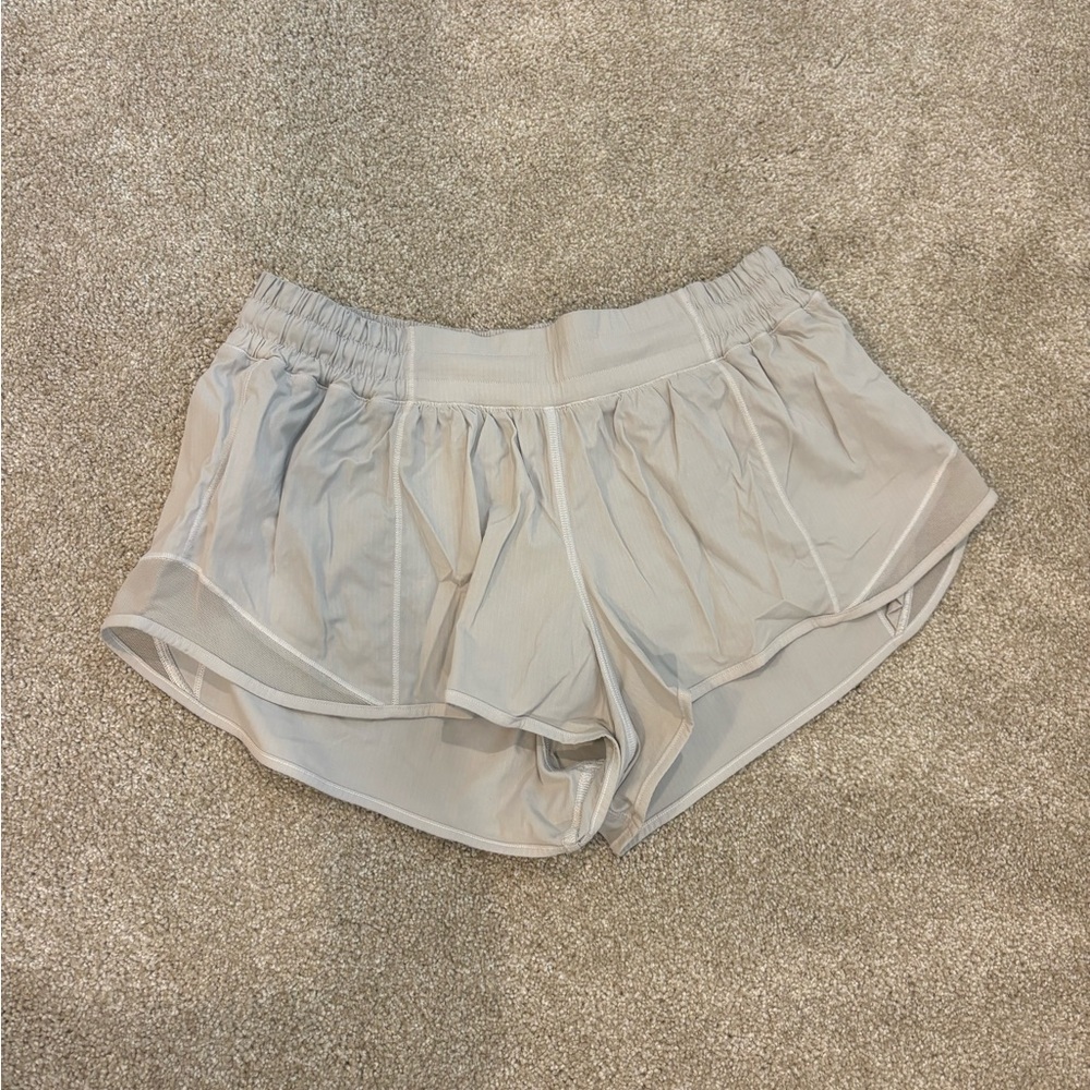 Lululemon Hotty Hot White Shorts